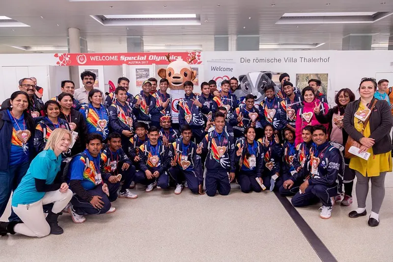 Goan atletes at Special Olympics 2017