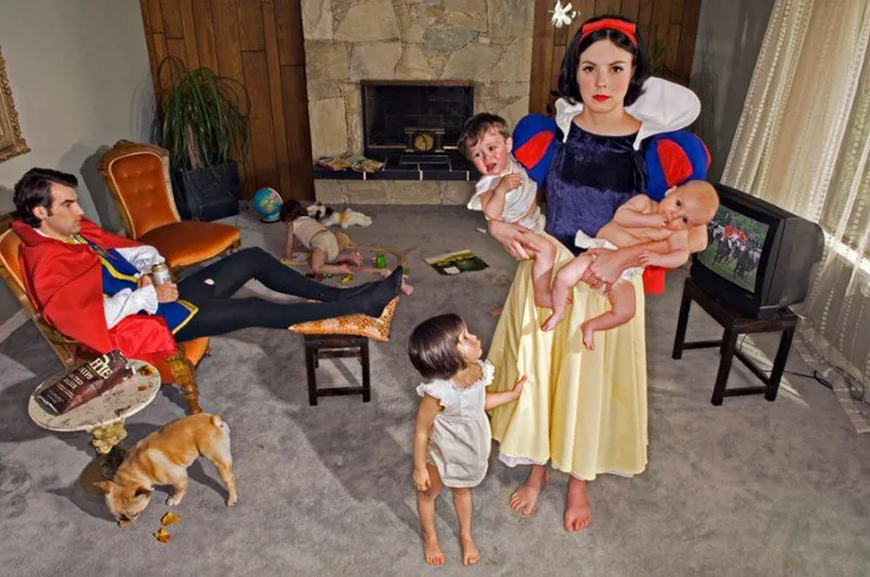 http://www.thedailybeast.com/articles/2013/08/09/fallen-princesses-the-amazing-photos-of-depressed-disney-royalty.html