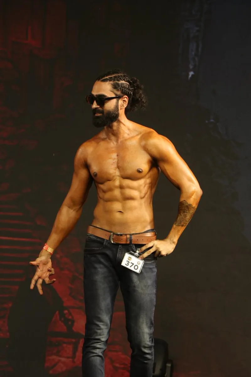 4th place in the ramp walk at ICN (I Compete Natural) Goa, India (1)