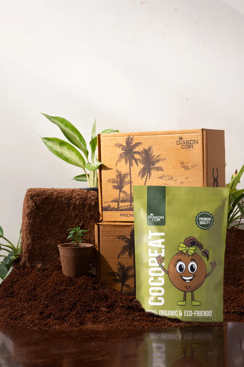 6 Diakon Coir Bestseller Cocopeat 1kg Retail Premium Triple Washed