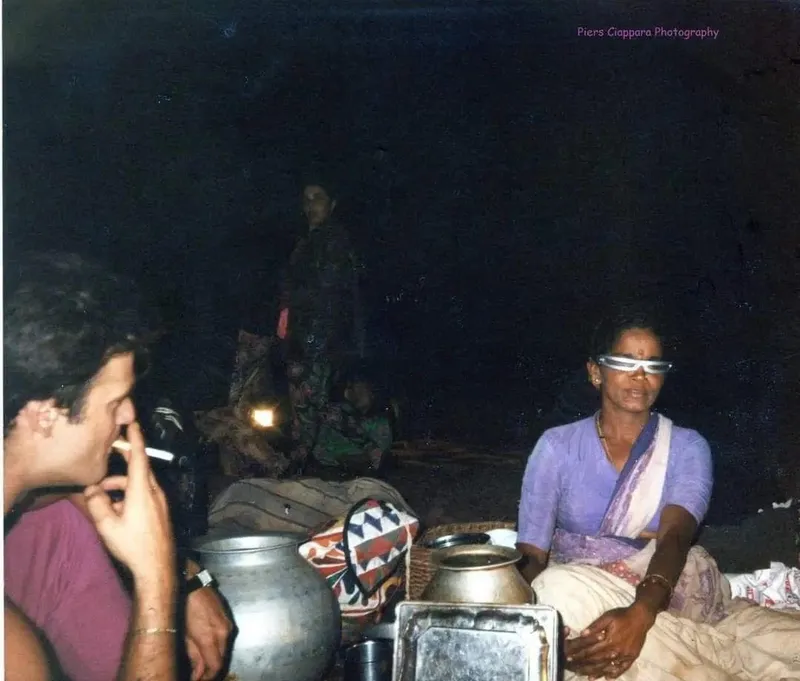 A-fab-chai-lady-posing-at-a-party-Goa-1990s