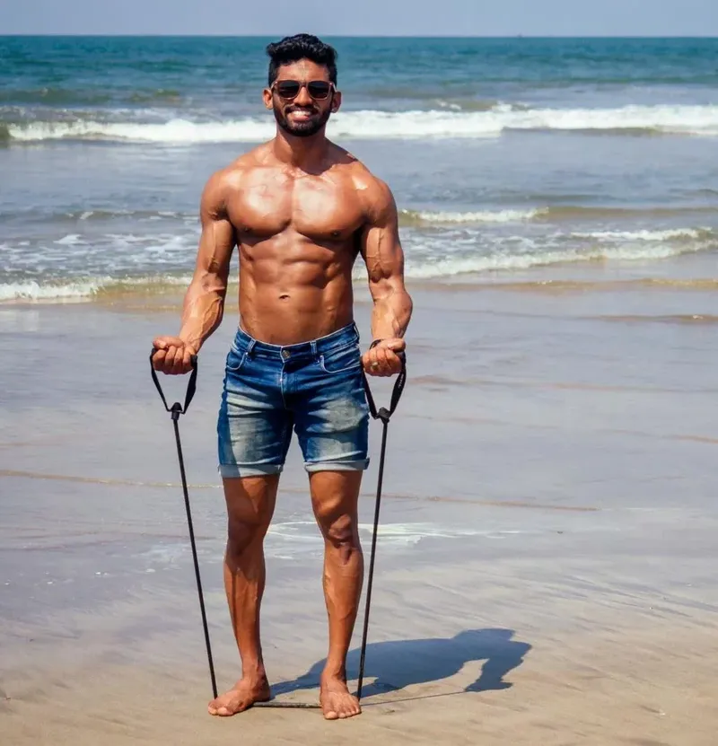Abhijit Performing exercises