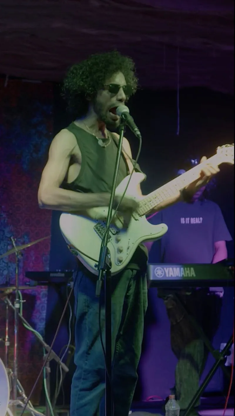 Band performance of LSD music goa