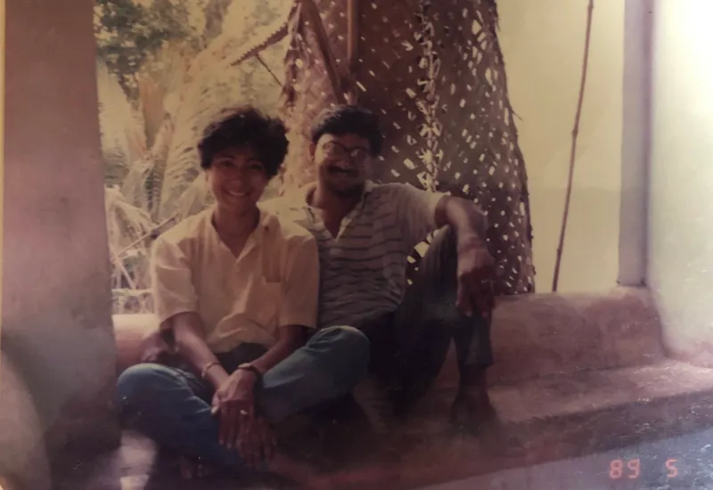 Bharat and Michelle Siolim April 1989