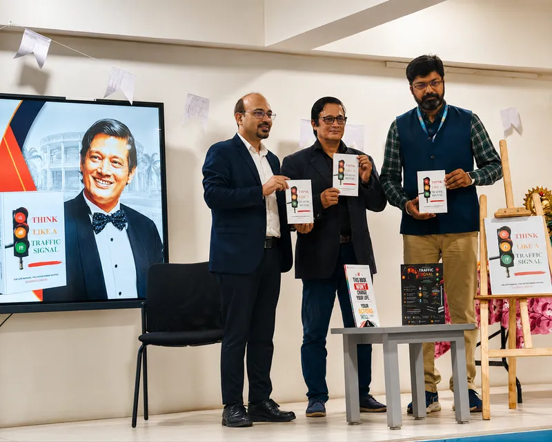 Book Launch of Think Like a Traffic Signal by Roque Quadros at Parul University Goa