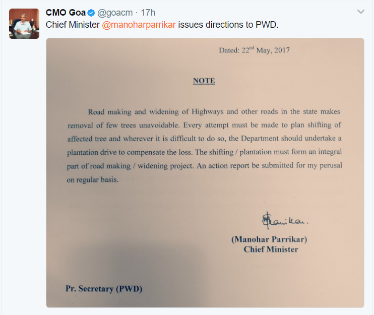 CM On Tree cutting