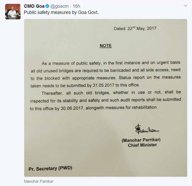 CM On bridges