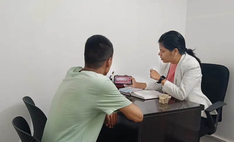 Case discussion with patient