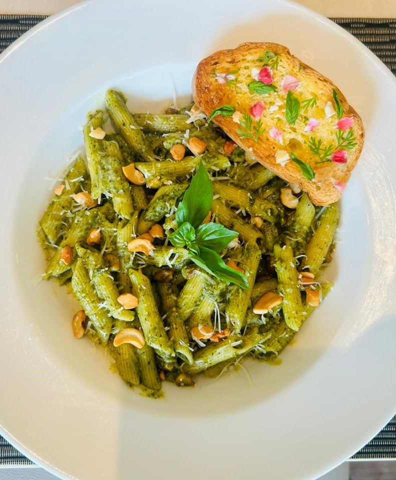 Cashew Pesto Pasta