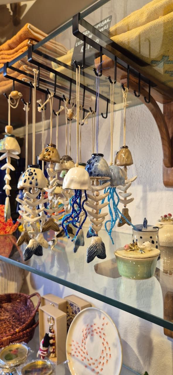 Ceramic sea creatures