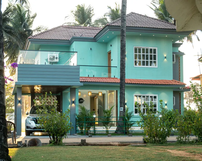 Complete exterior look of villa at Nanu Beach retreat