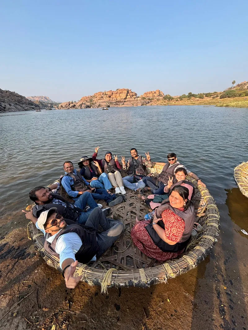 Coracle ride in Hampi 1