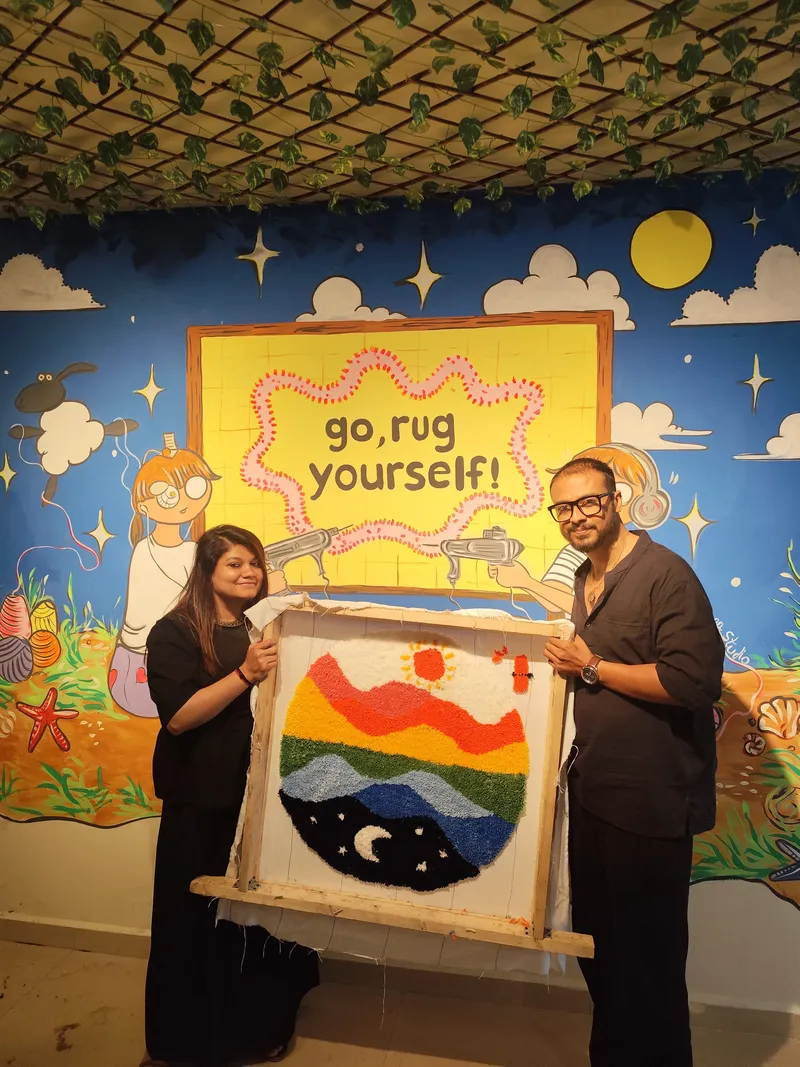 Customer with Day Night theme rug
