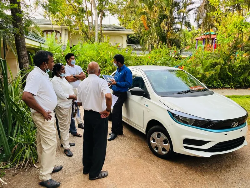 Demonstration of Electric Vehicles by Tata Motors