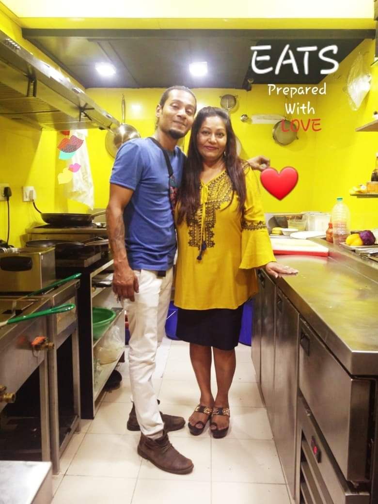 Eats mother and son