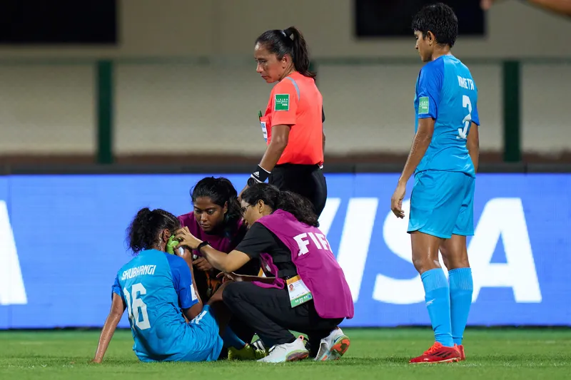 FIFA World Cup match day on field injury management India