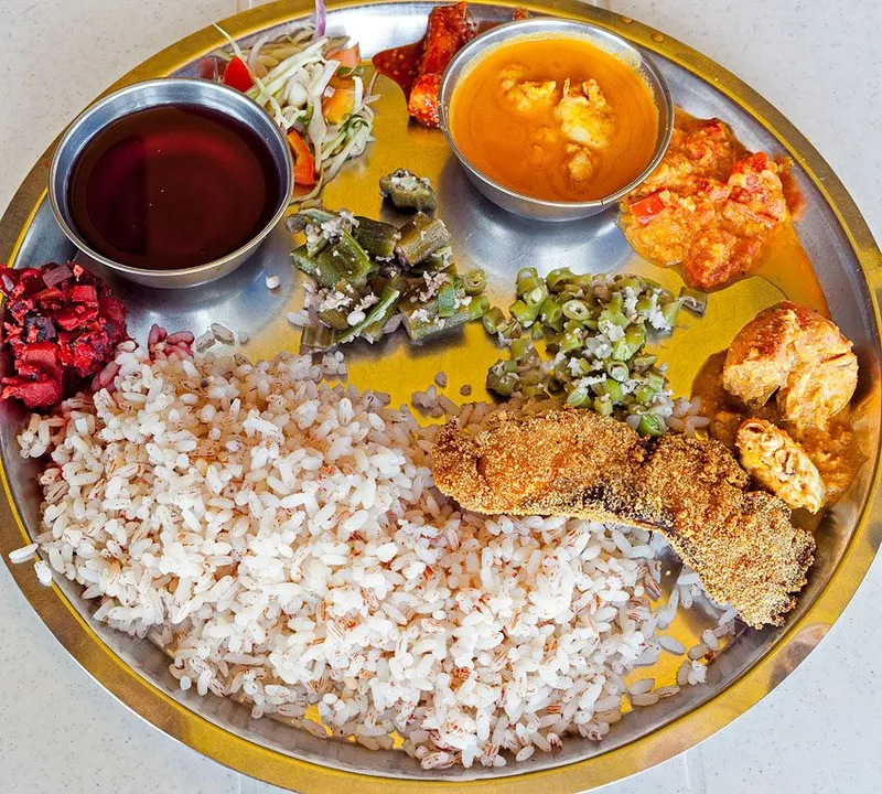 Food at Sharda restaurant in Bambolim
