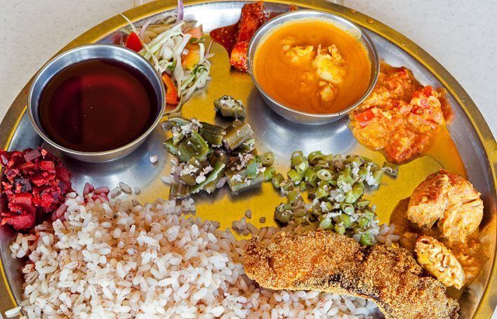 Food at Sharda restaurant in Bambolim