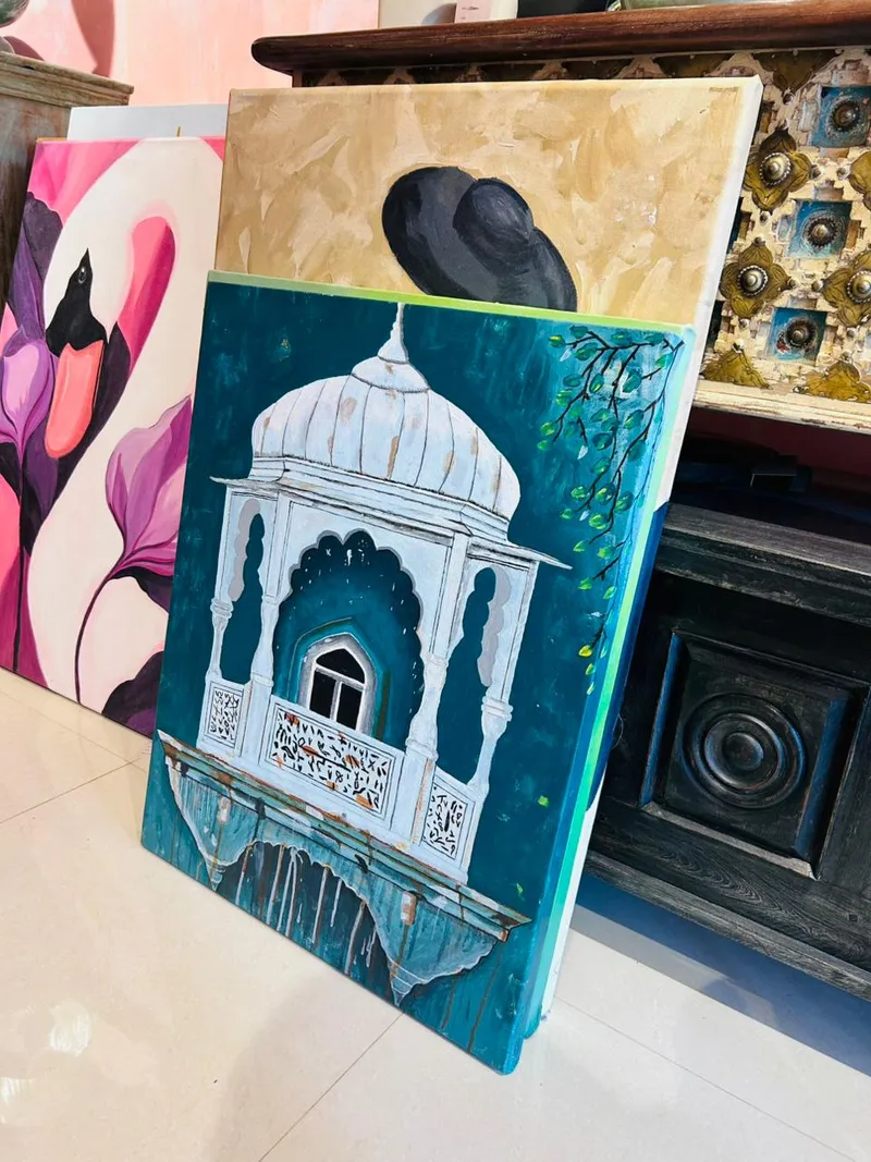 Heritage architecture captured on canvas (1)