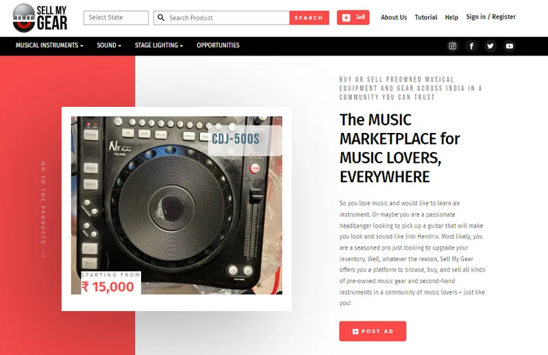 Home page