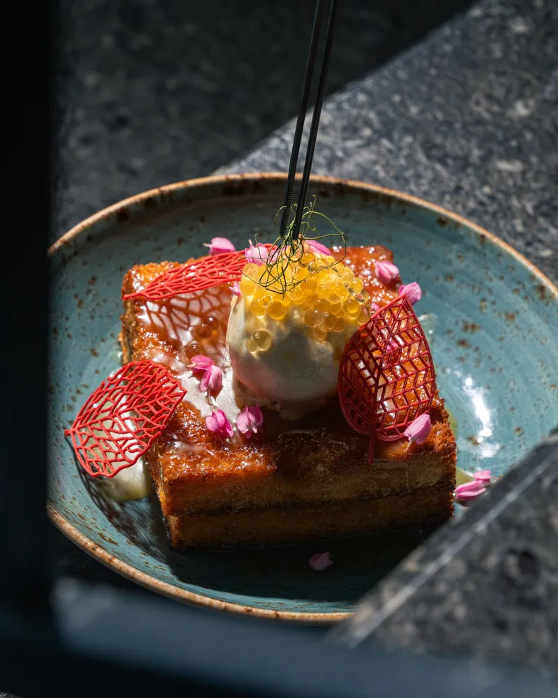 Honey roasted brioche