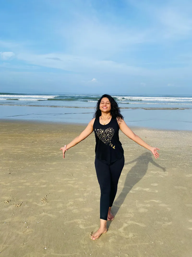 Inhaling the essence of nature at Trinity Beach
