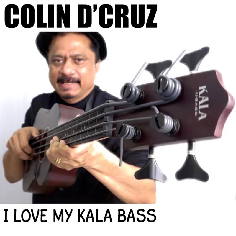 Jazz Goa Colin with his Kala Bass