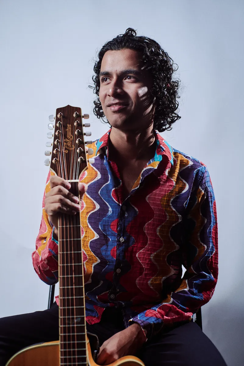 Keanu Desouza with 12 string guitar 3