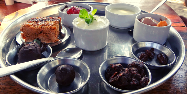 Chocolate Thali at La Plage