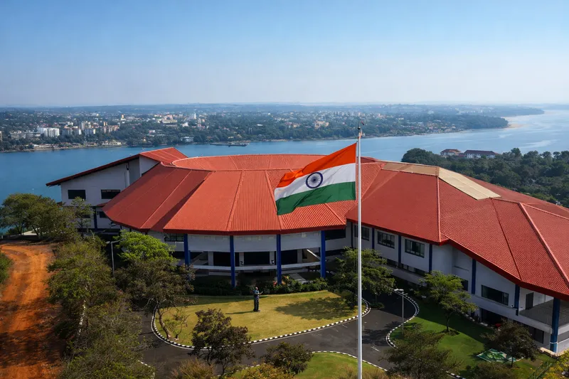 Landscaped Grounds, Elevated Presence for Naval War College - INS Mandovi (1)