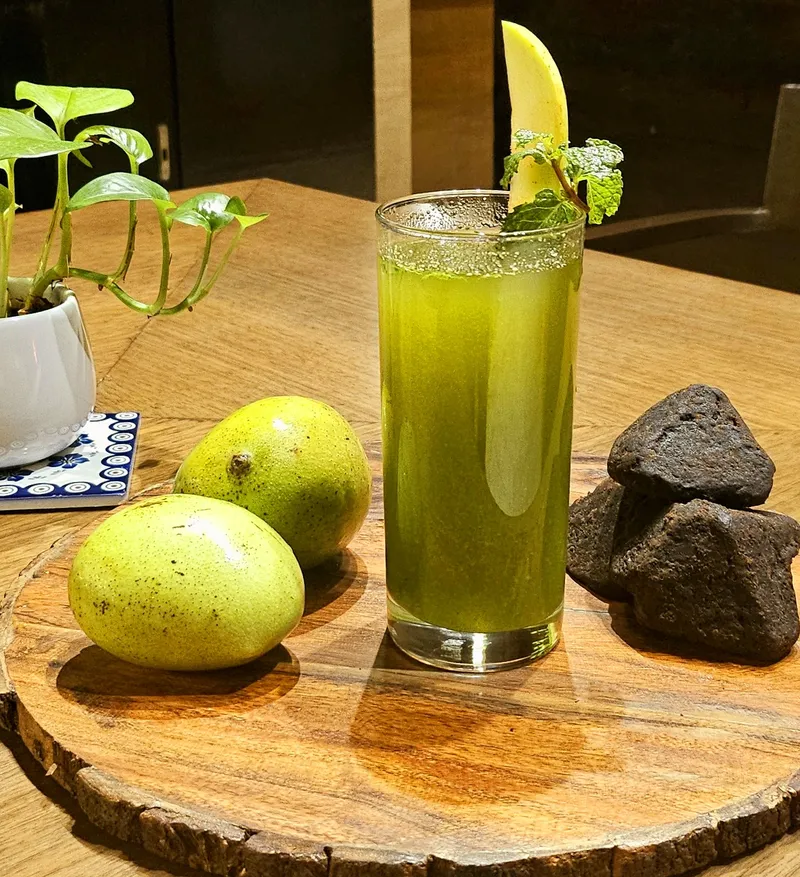 Mango, Coconut and Jaggery Sharbat