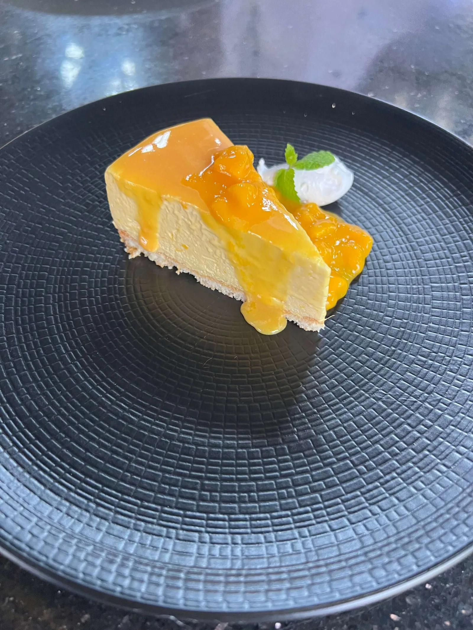 Mankurad Mango Mousse with Coconut Daquise (1)