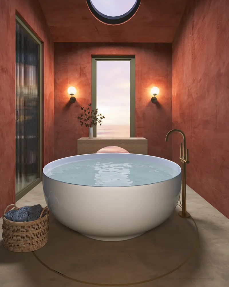 Master bath at Iha Assagao