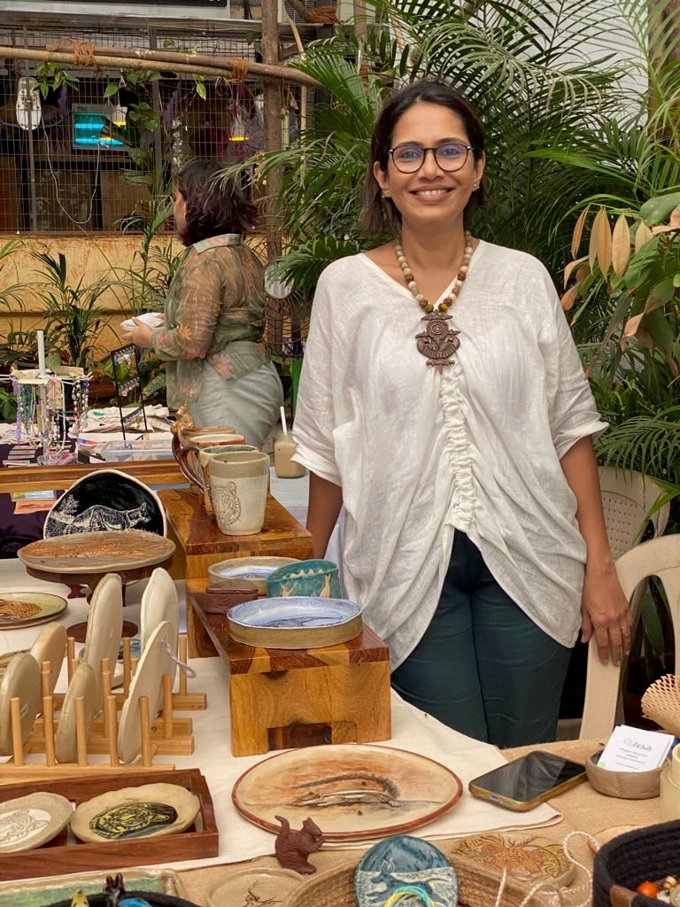 Me at a small popup in Mumbai