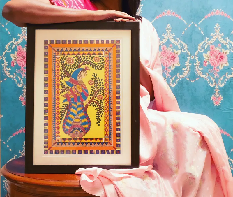 Mithila Painting Queen  (1)