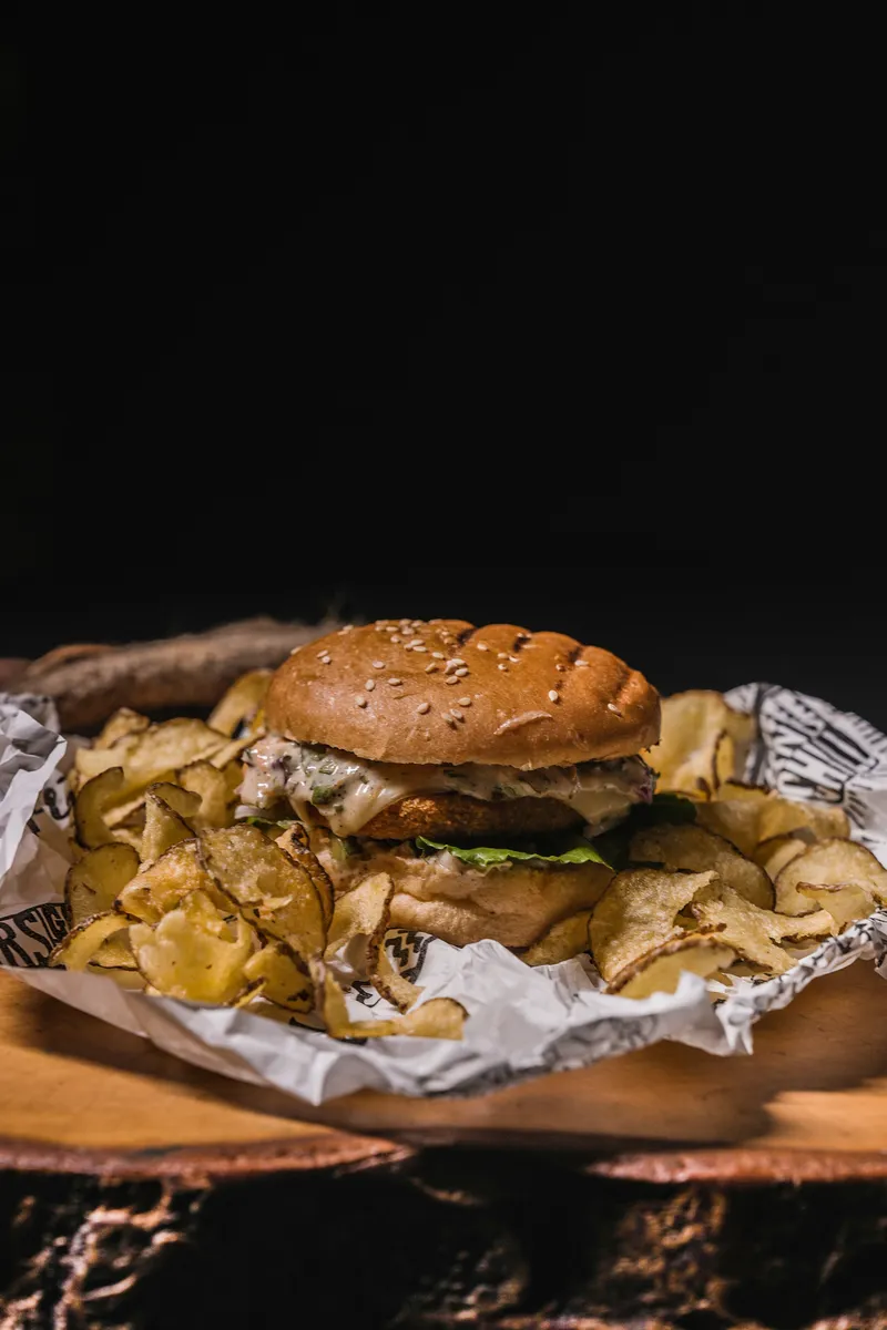 New launched Fried Chicken Burger