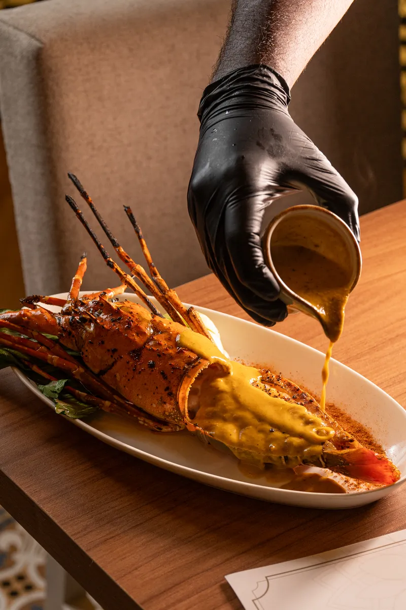 Parilla Grilled Lobster with Malabar sauce