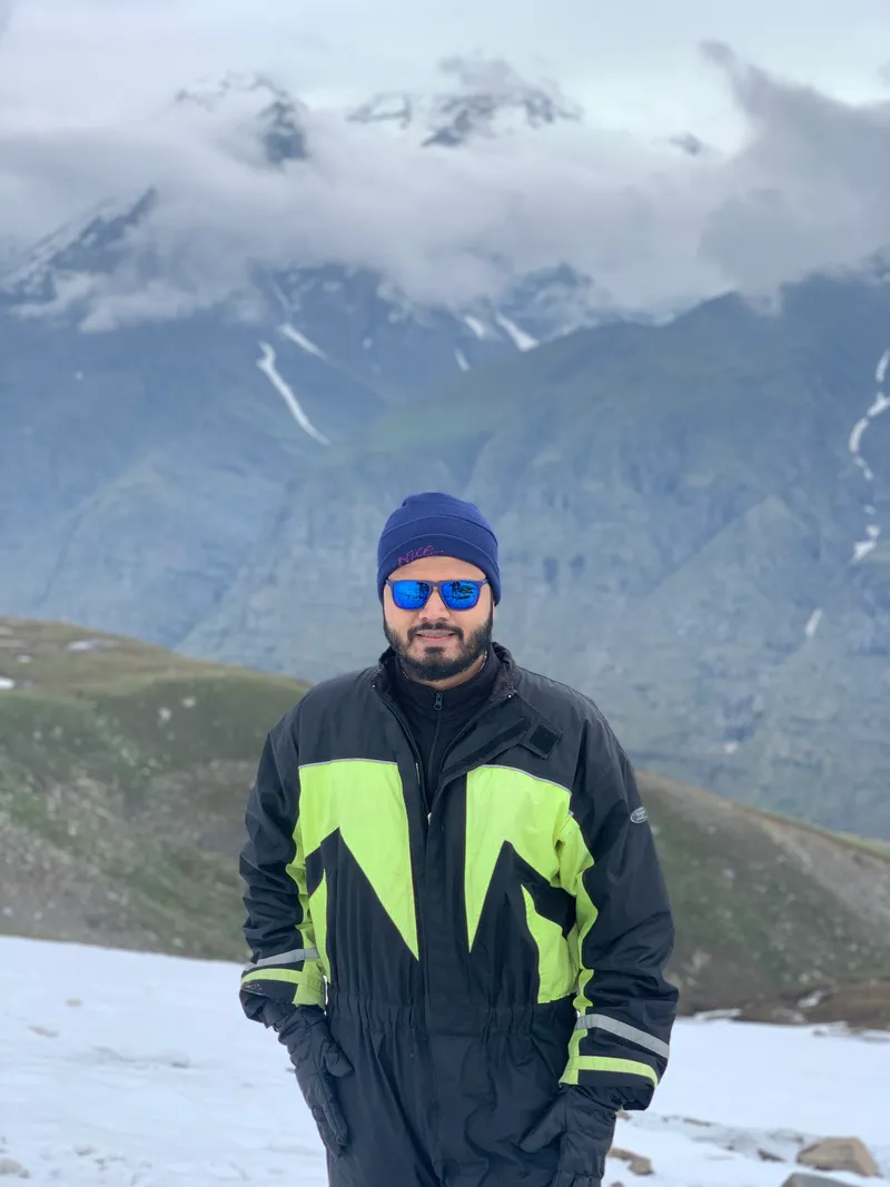 Prachit Naik at Rohtang La Manali Himachal Pradesh 1