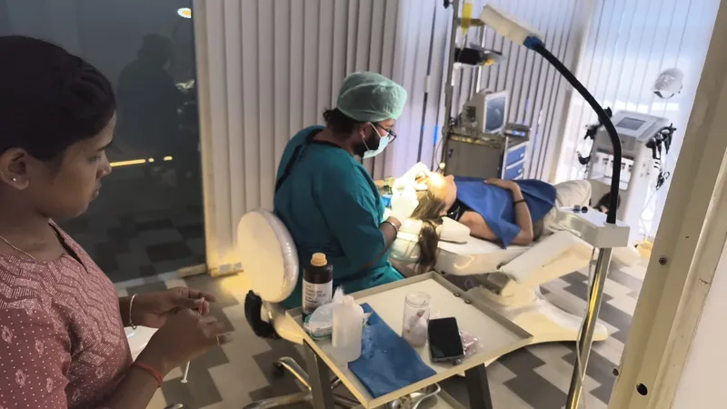 Procedure at department of cosmetology and aesthetics