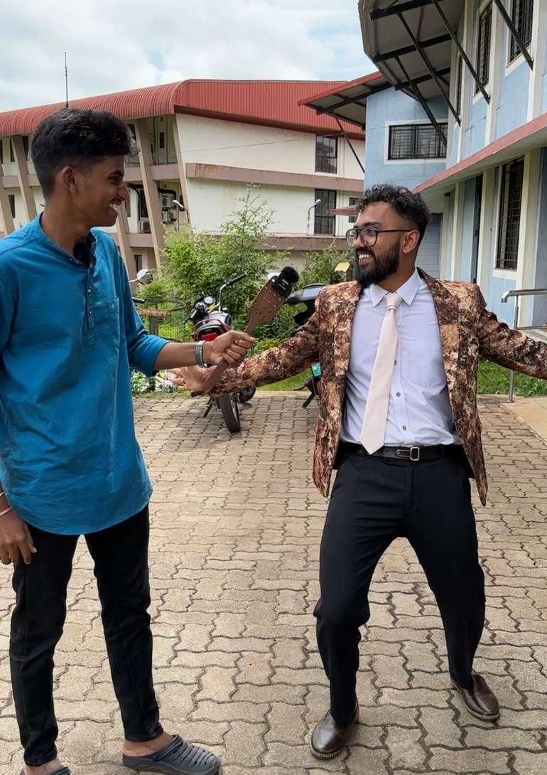 In a reel with Goan creator Shailesh Rajput