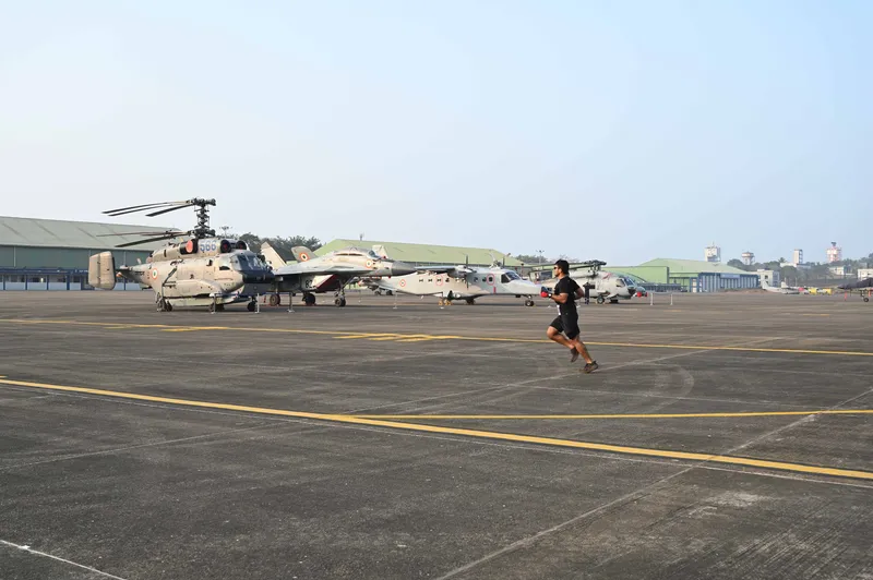 Racing through scenic routes at events like the Navy Duathlon