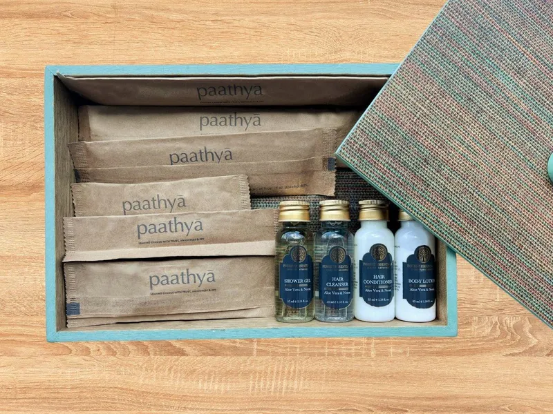 Room amenities wrapped in eco-friendly alternatives (1)
