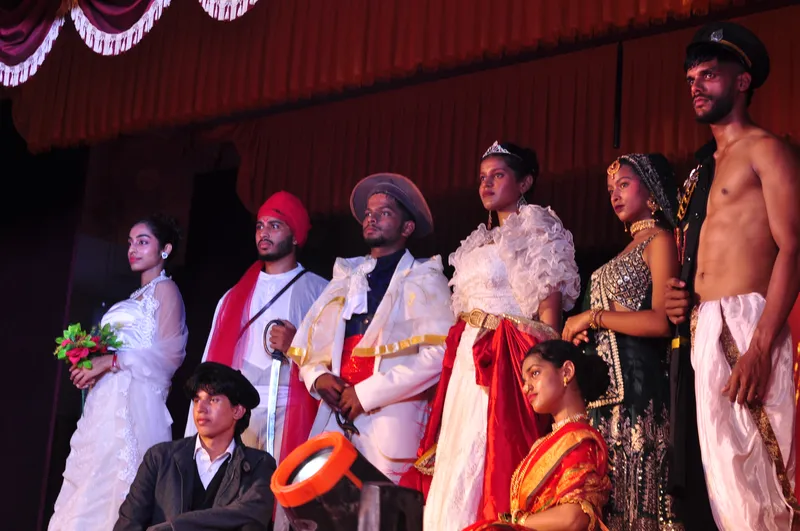 St. Xaviers College portraying historical characters