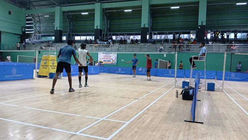 Students competing