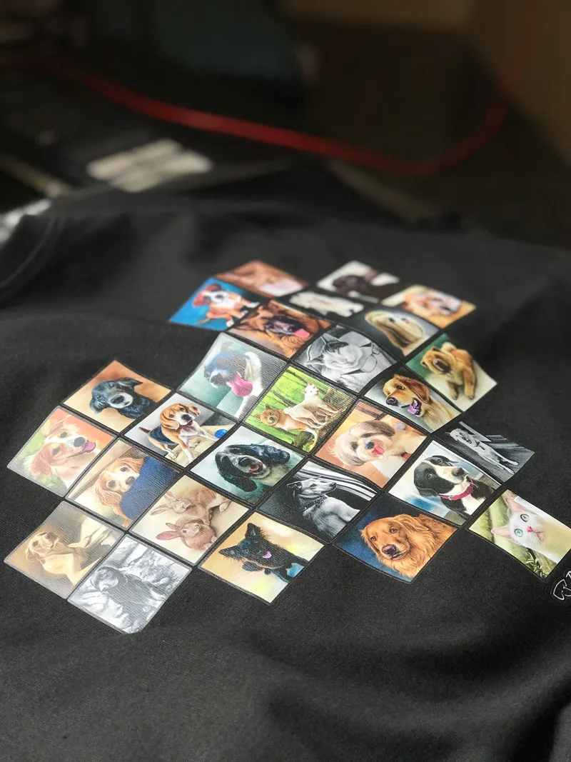 T shirt with Pet traits made for an event