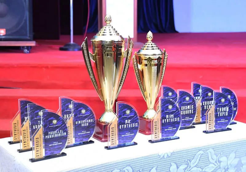 The coveted trophies for Synthesis 2025(1)