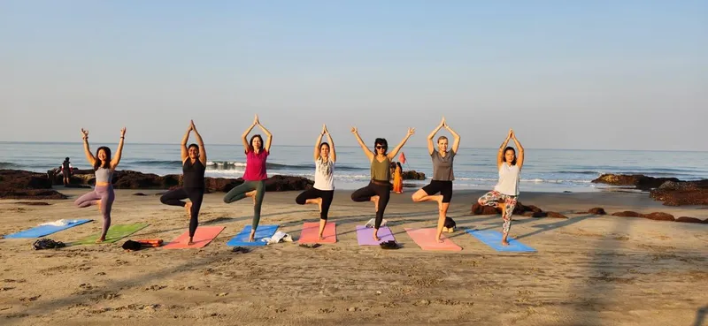 Tree Pose at Sunrise