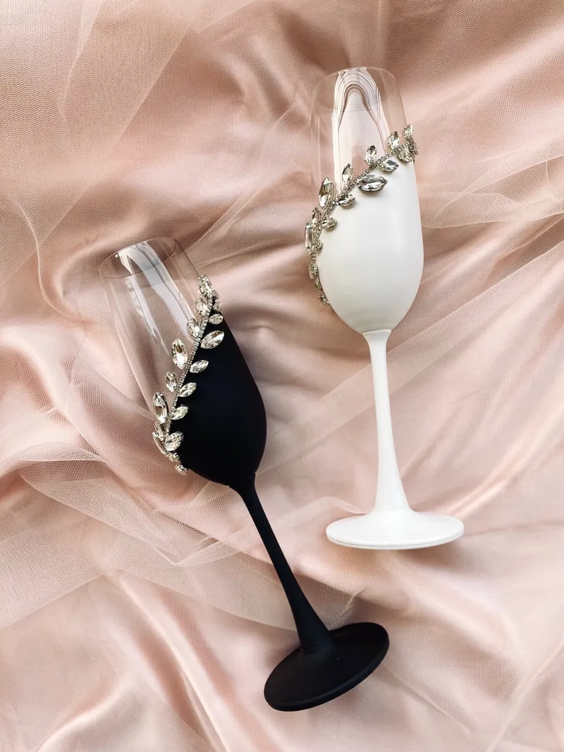 Wedding Toast Champagne glasses
