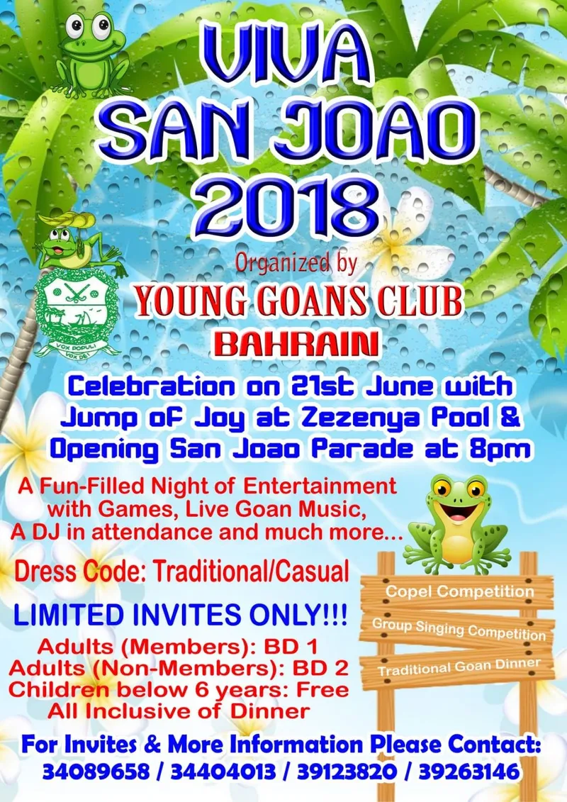 Young Goans Bahrain Sao Joao