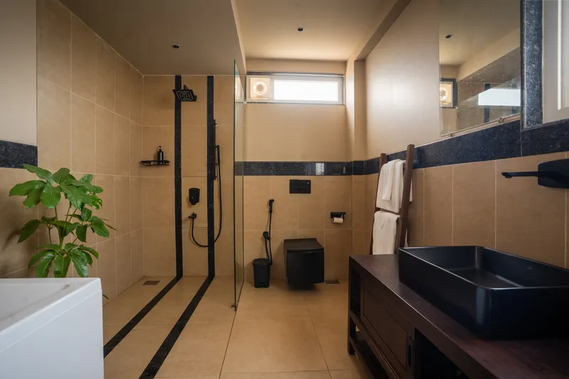bathed in calmness